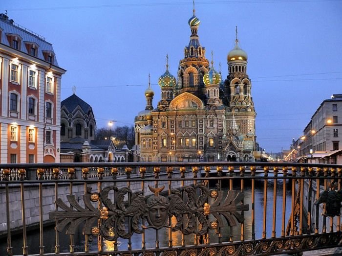 Exterior of a church in Russia